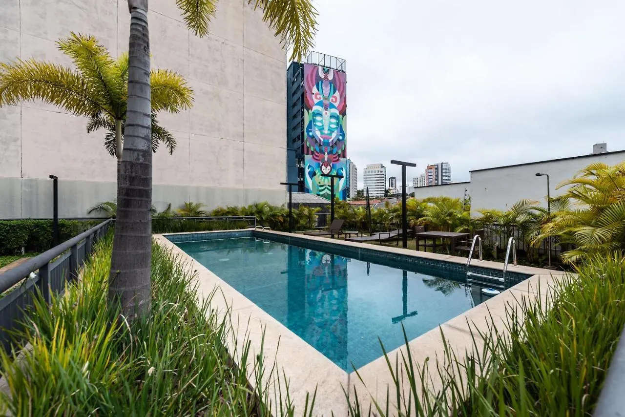Homelike Faria Lima: Urban Oasis with City Views and Pool Sao Paulo