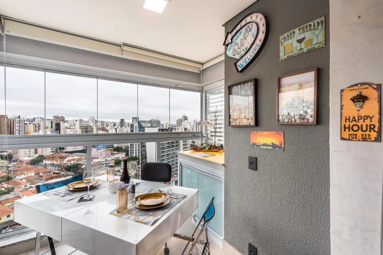 Homelike Faria Lima: Urban Oasis with City Views and Pool Sao Paulo