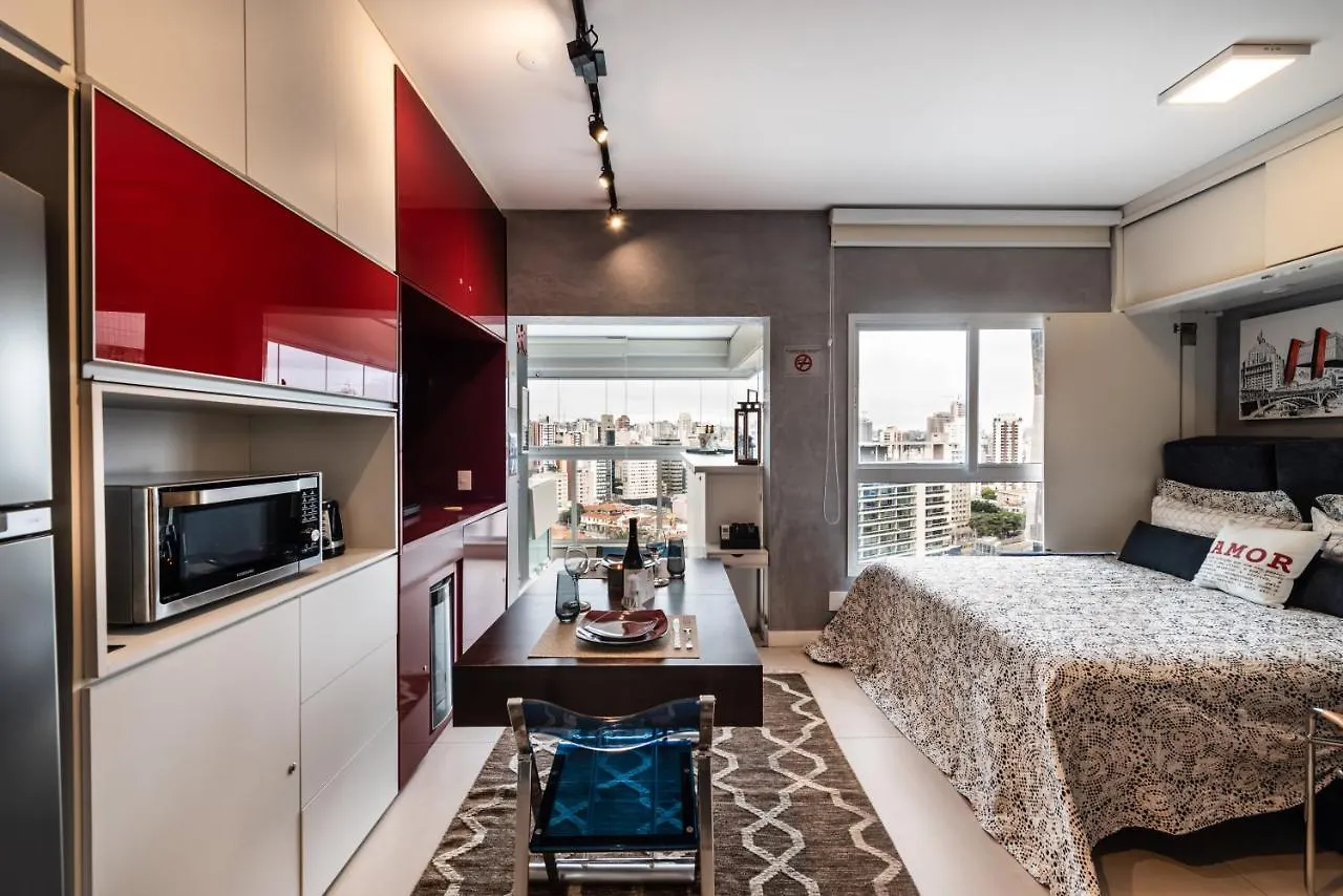 Homelike Faria Lima: Urban Oasis with City Views and Pool Sao Paulo 0*,